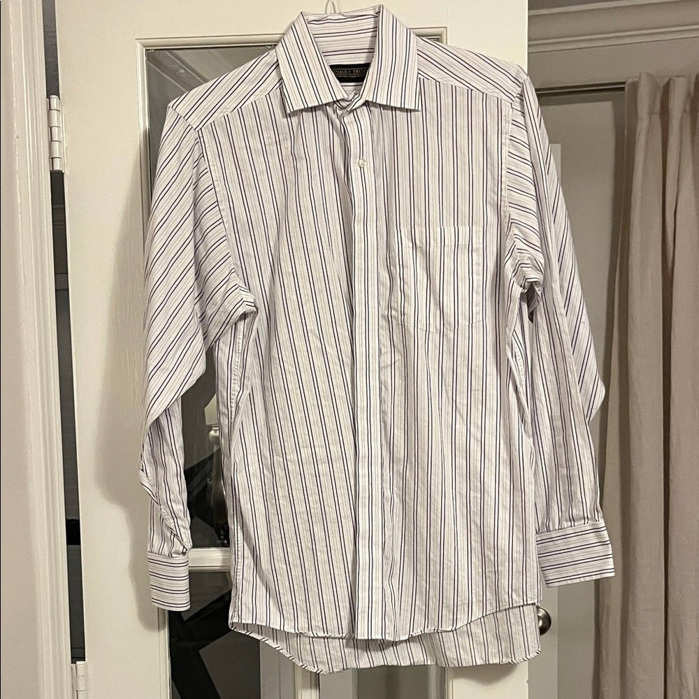 Classic Striped Men's Dress Shirt